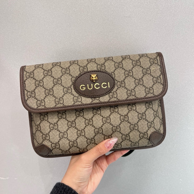 Gucci 虎頭腰包-0