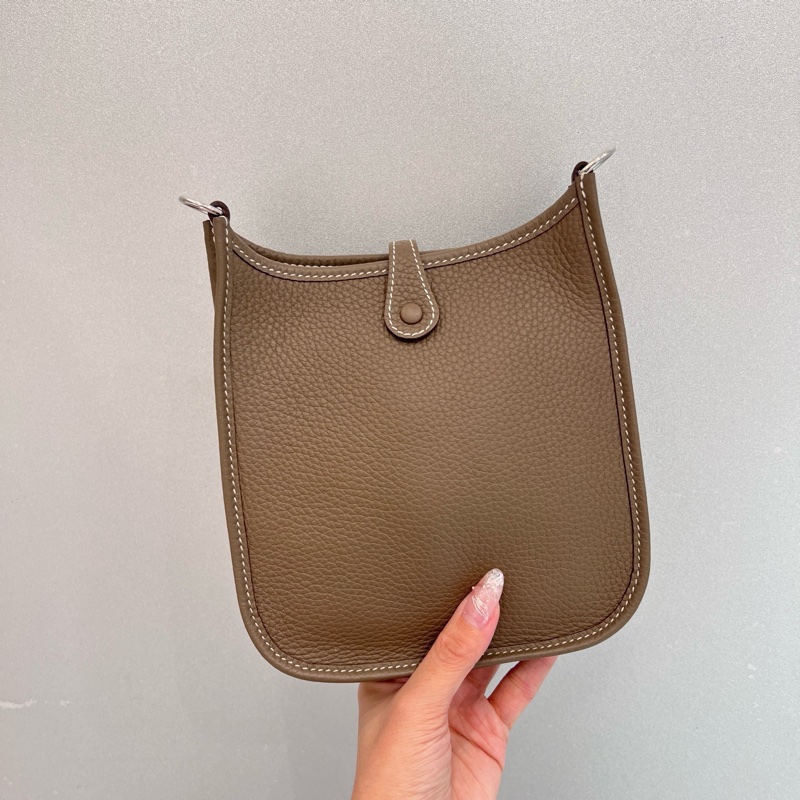 Hermès大象灰Evelyne Mini 19-1