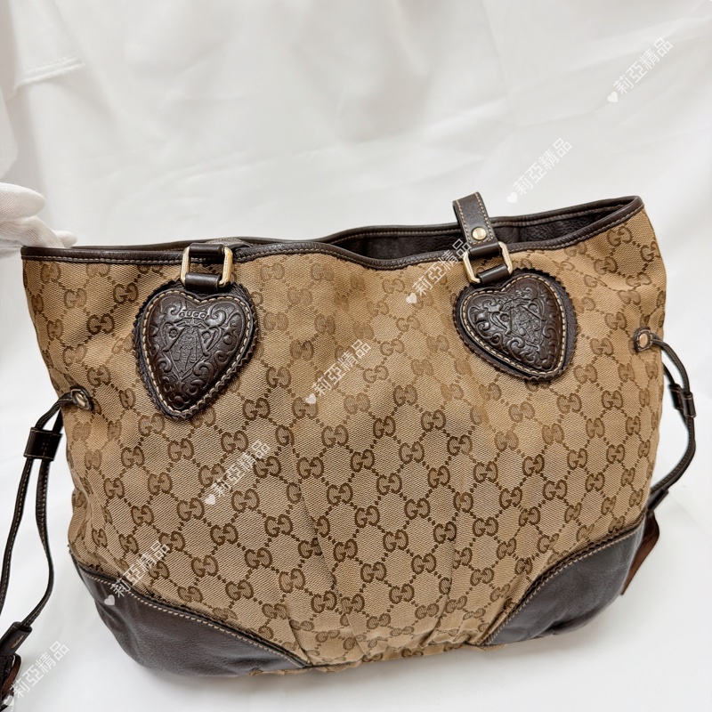 莉亞精品♡ Gucci 流蘇托特包 二手美包-2