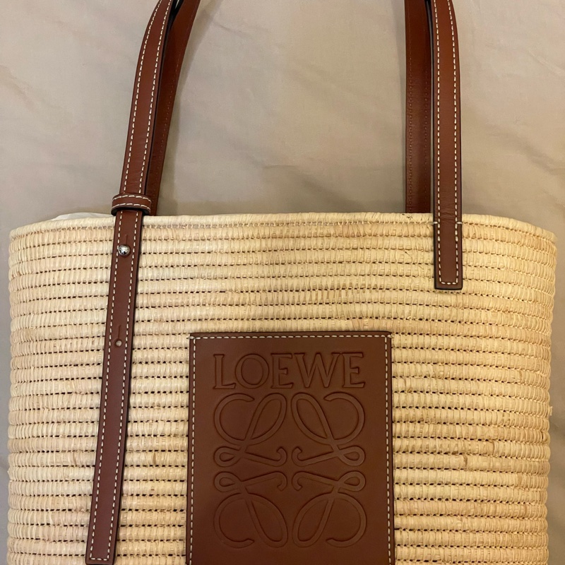 Loewe 草編包-0
