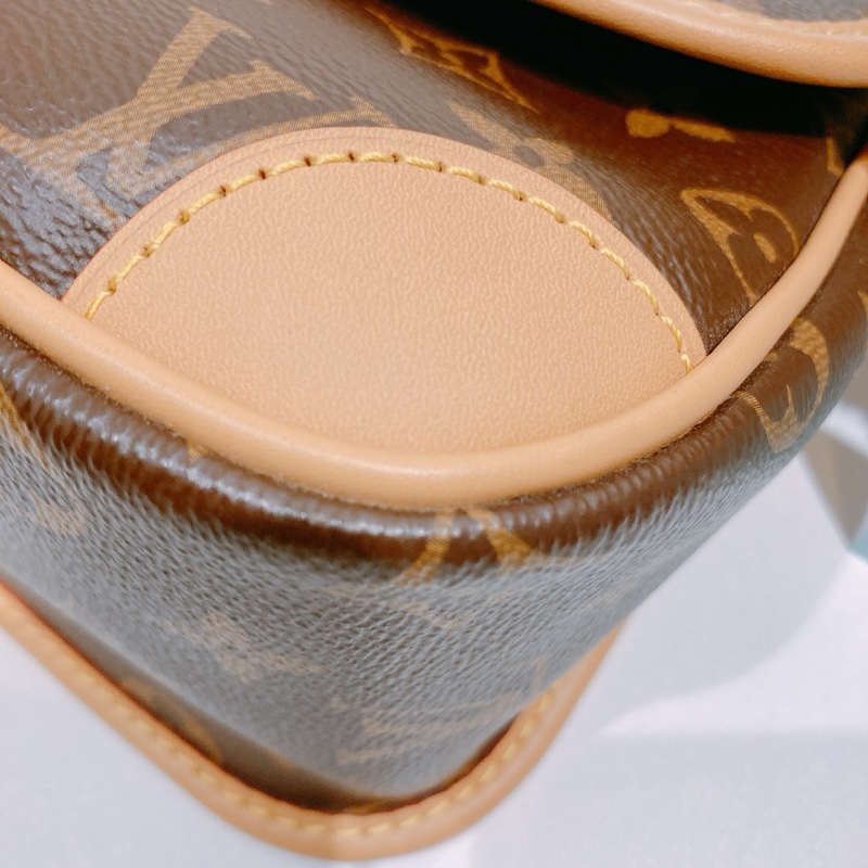 TK1755 LOUIS VUITTON 路易威登經典花紋兩用肩帶包包DIANE MONOGRAM CANVAS BROWN-6