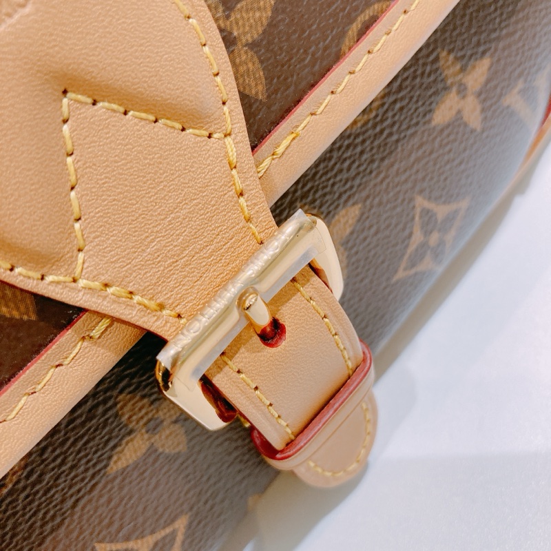 TK1755 LOUIS VUITTON 路易威登經典花紋兩用肩帶包包DIANE MONOGRAM CANVAS BROWN-19