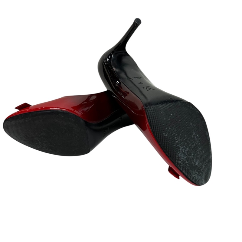 LV 亮皮漸變色高跟鞋-13