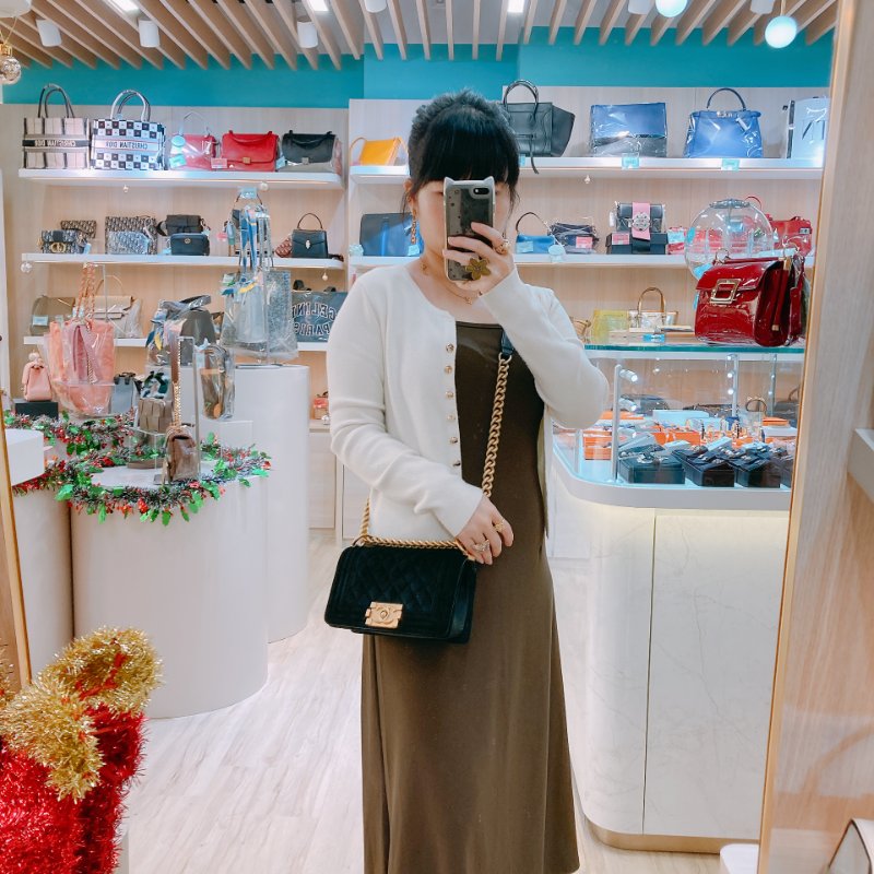 MS0442 Chanel 香奈兒 男孩 小號 天鵝絨/絲絨 黑金Boy Small Velvet Black x GHW-16