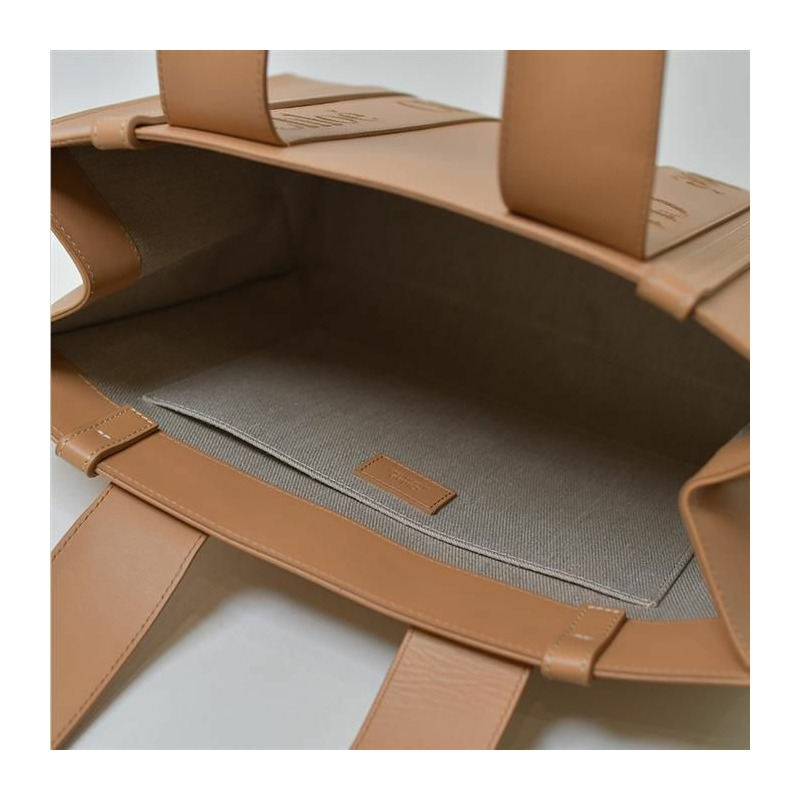 CHLOE Woody 中型小牛皮手提包-5