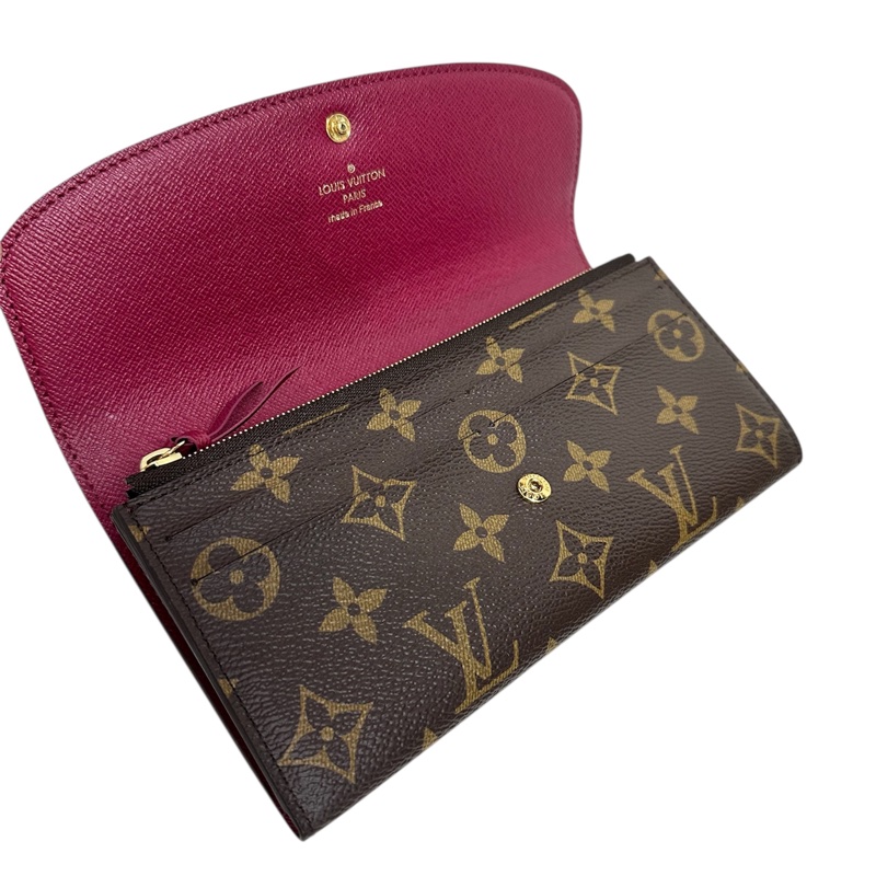 LV M60697 Monogram Emilie Wallet-8