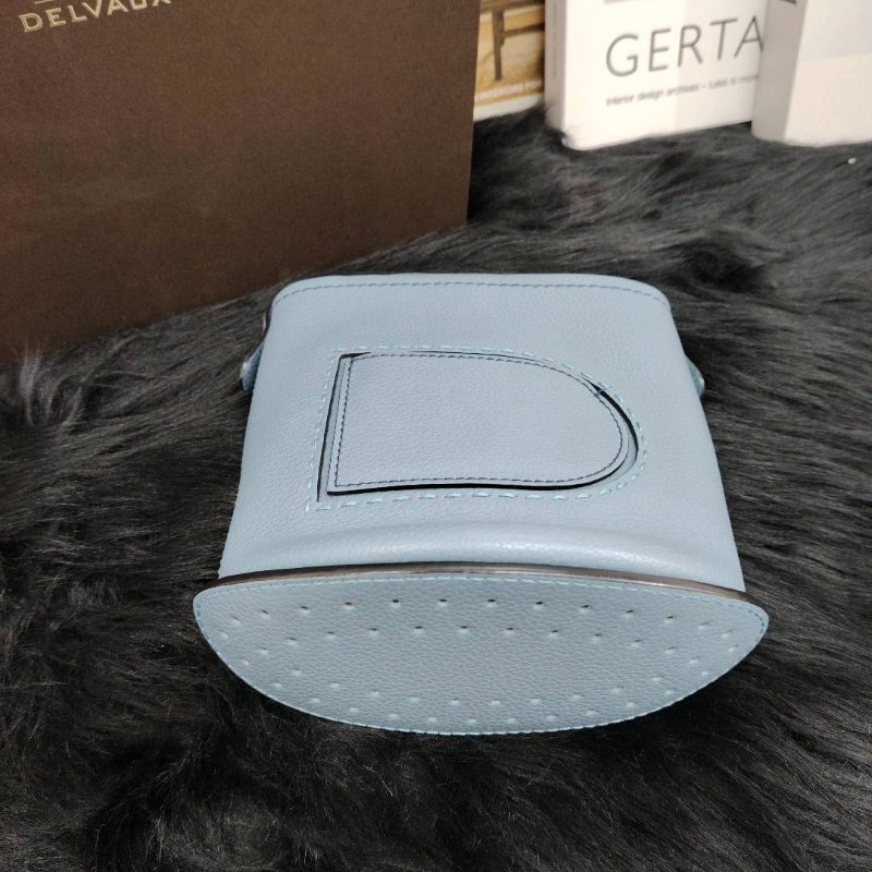 Delvaux 德爾沃 Pin Daily Brilliant嬰兒藍 荔枝牛皮-4