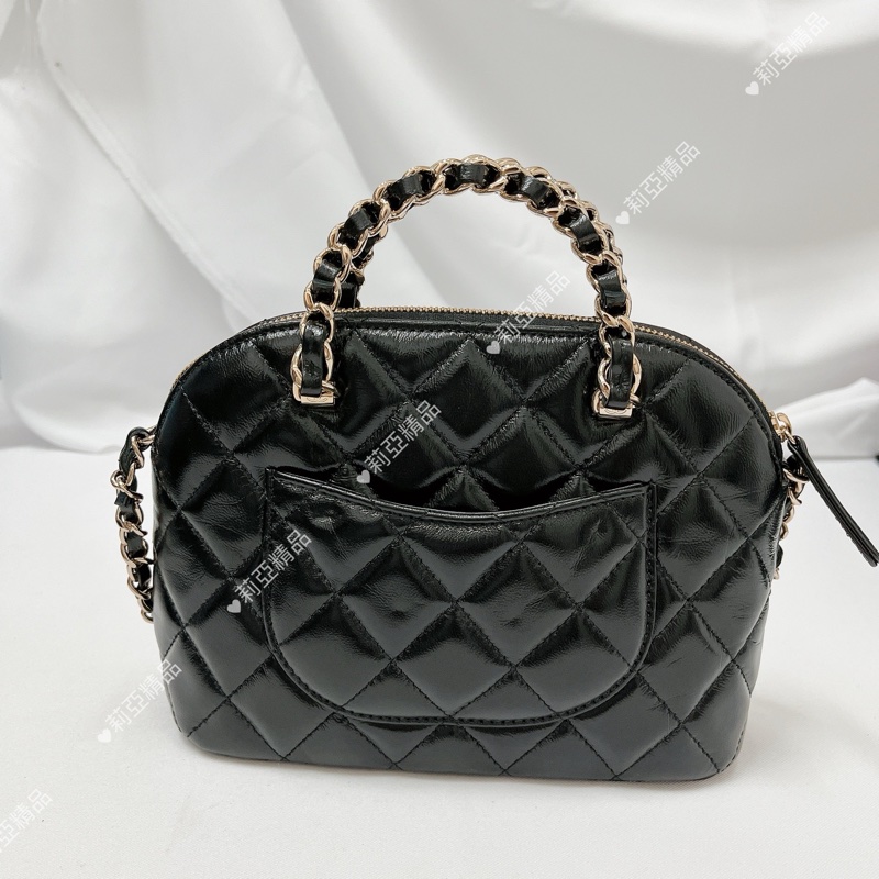 莉亞精品♡Chanel AS5130 手提貝殼包 二手-4