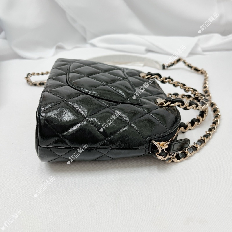 莉亞精品♡Chanel AS5130 手提貝殼包 二手-9