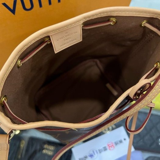 東區正精品㊣LV NANO NOE M41346 MINI 原花迷你水桶包斜背包 RZ6122-1