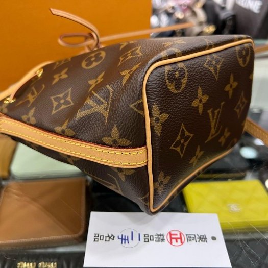東區正精品㊣LV NANO NOE M41346 MINI 原花迷你水桶包斜背包 RZ6122-5