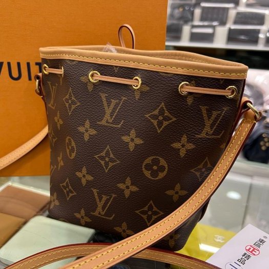 東區正精品㊣LV NANO NOE M41346 MINI 原花迷你水桶包斜背包 RZ6122-7