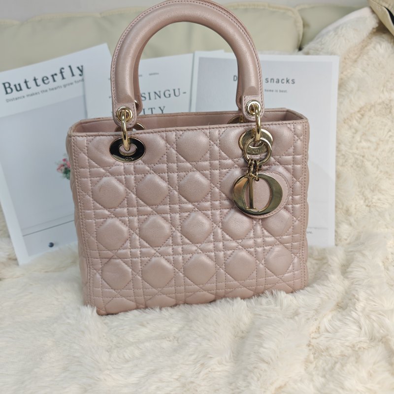 Lady Dior 五格 珠光粉-1