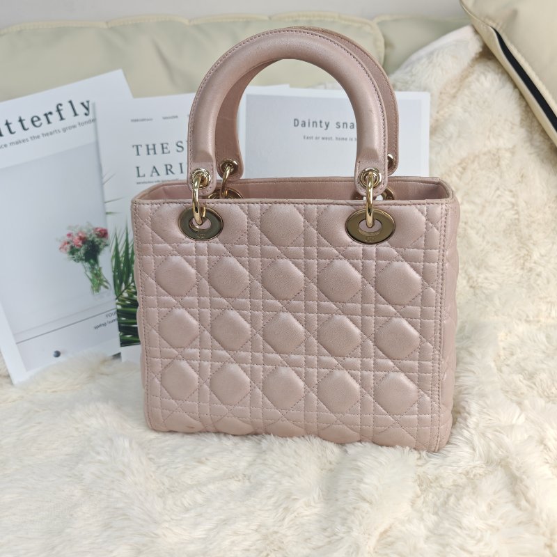 Lady Dior 五格 珠光粉-2