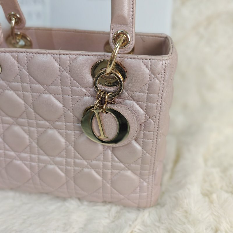 Lady Dior 五格 珠光粉-3