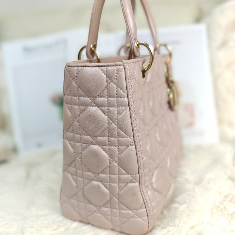 Lady Dior 五格 珠光粉-6