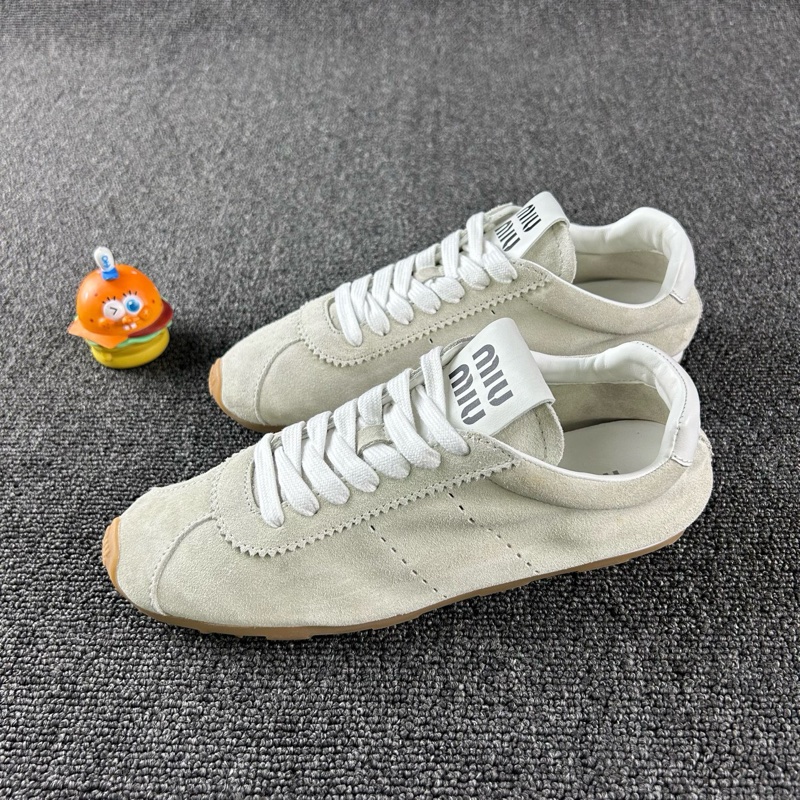 98新Miu Miu繆繆麂皮運動鞋 尺碼:38 碼-0