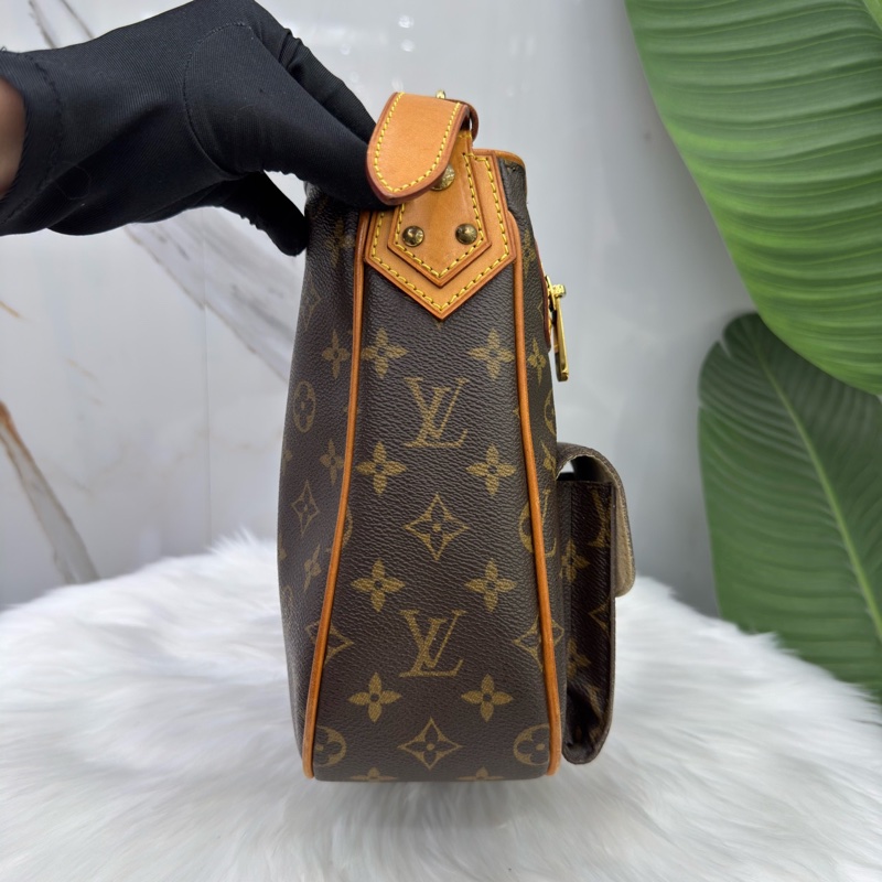 9新LV路易威登/Louis Vuitton老花曼哈頓單肩包 經典永不過時-2