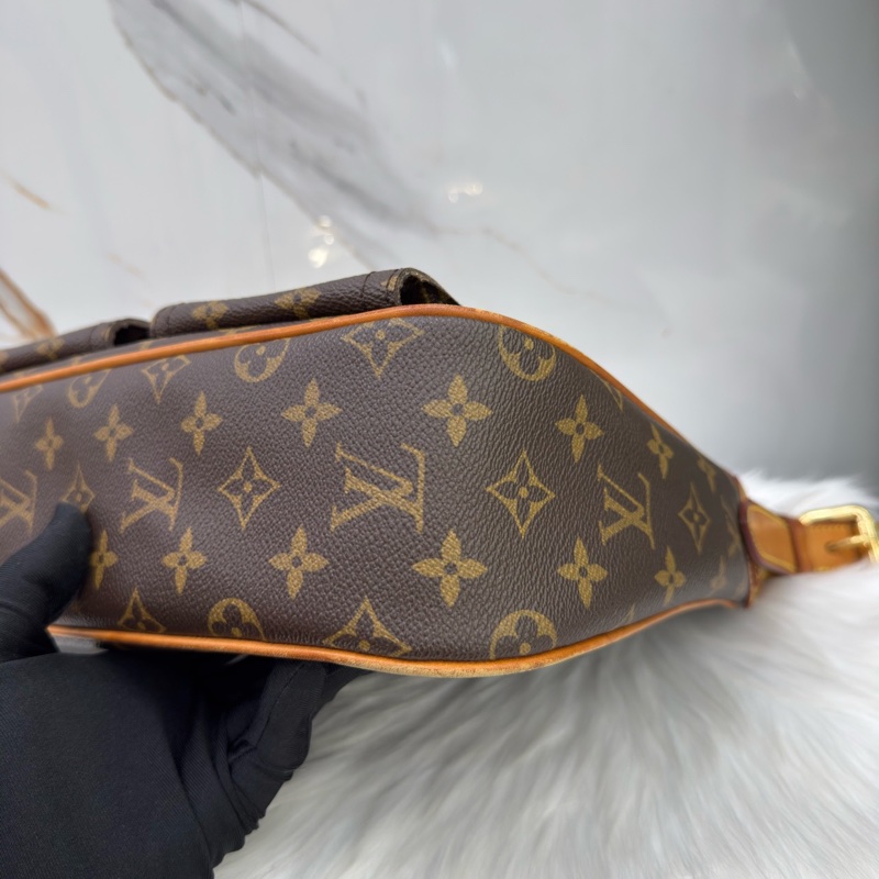 9新LV路易威登/Louis Vuitton老花曼哈頓單肩包 經典永不過時-6