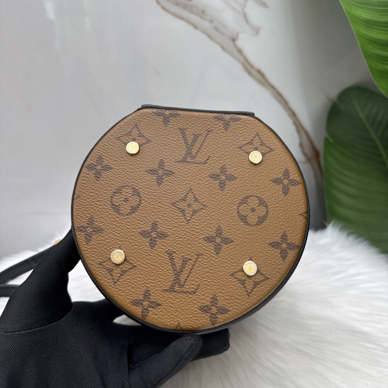 95新路易威登/Louis Vuitton Cannes發財桶單肩手提斜挎包-3