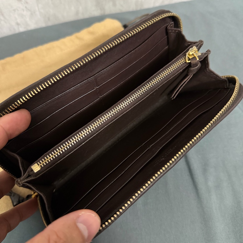 Bv經典編織拉鍊長夾-5