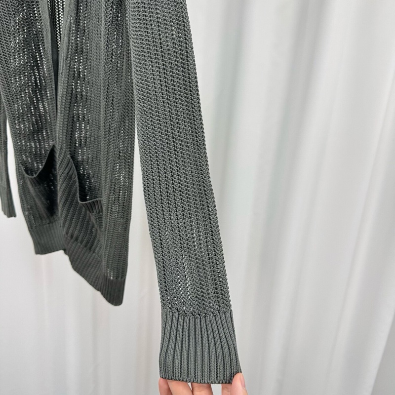 Hermes 愛馬仕灰色針織開衫/34碼/99新-3