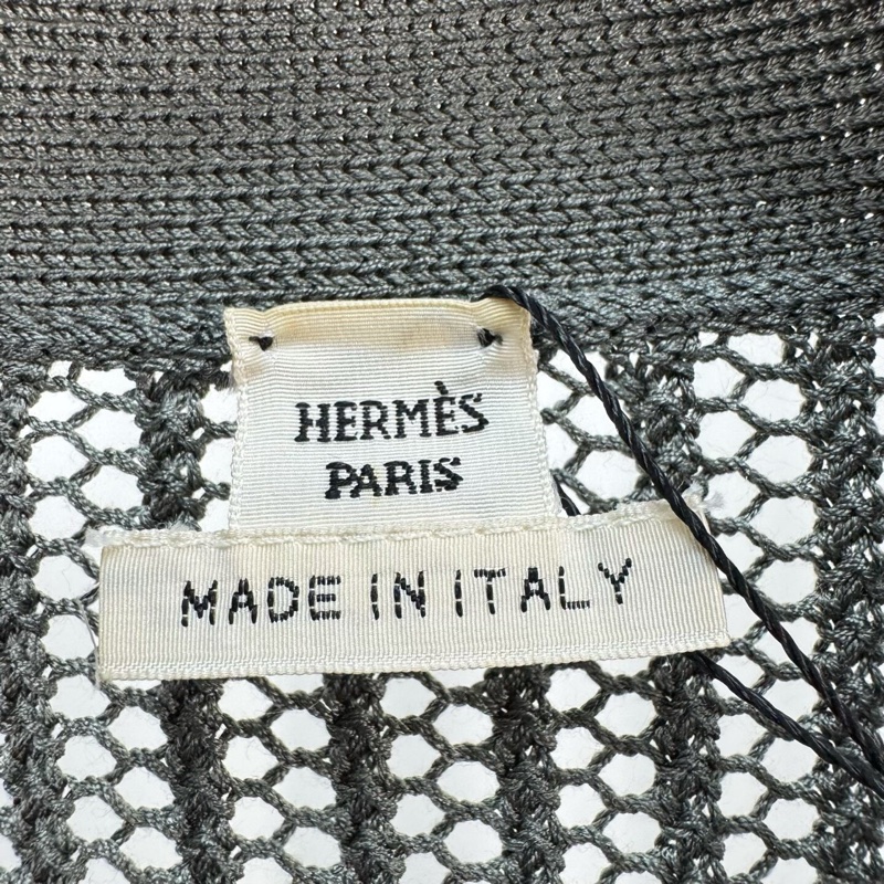 Hermes 愛馬仕灰色針織開衫/34碼/99新-4