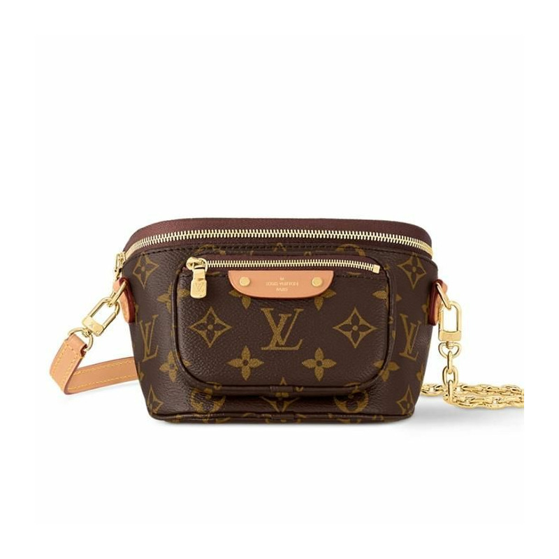 LOUIS VUITTON 迷你腰包 Monogram 帆布 M82335-7