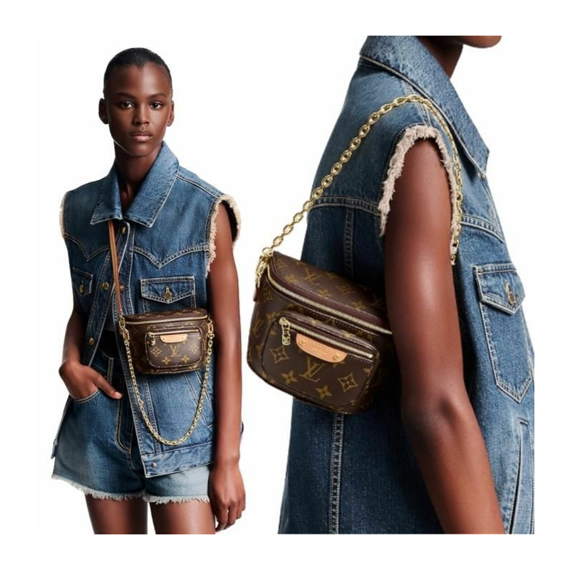 LOUIS VUITTON 迷你腰包 Monogram 帆布 M82335-13