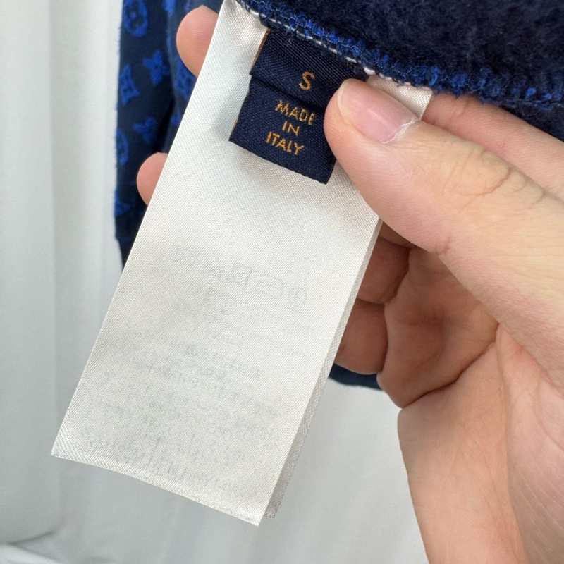 Louis Vuitton 路易威登植絨老花滿印衛衣/S碼/98新-5