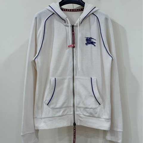 BURBERRY 藍標 連帽抽繩字母大戰馬外套