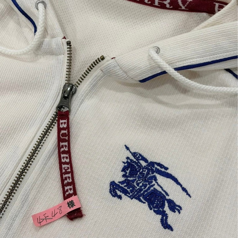 BURBERRY 藍標 連帽抽繩字母大戰馬外套-2