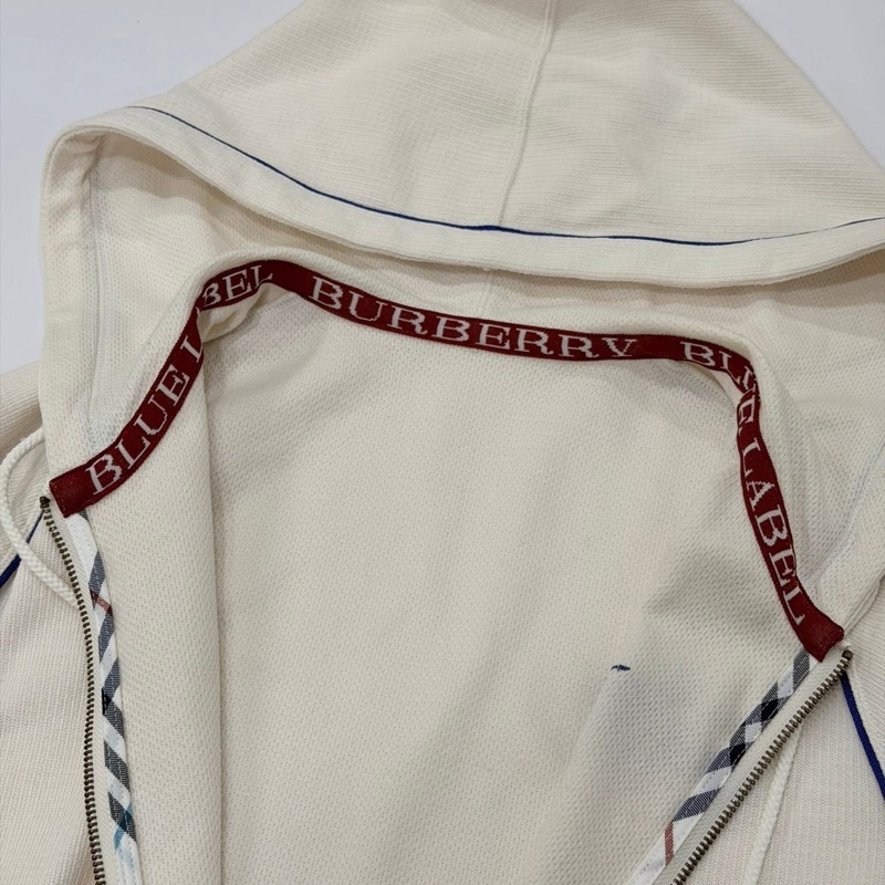 BURBERRY 藍標 連帽抽繩字母大戰馬外套-4
