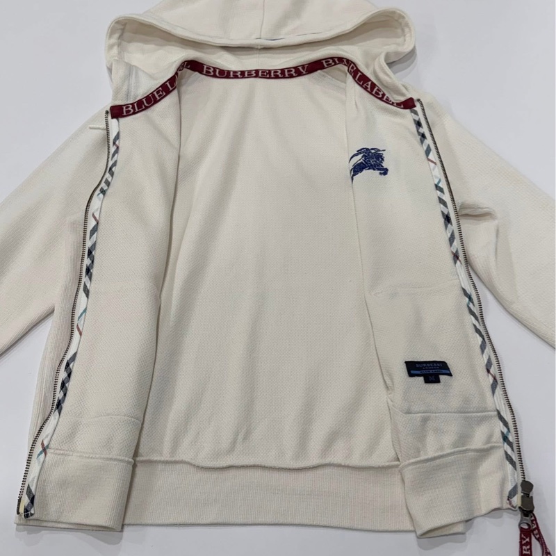 BURBERRY 藍標 連帽抽繩字母大戰馬外套-8