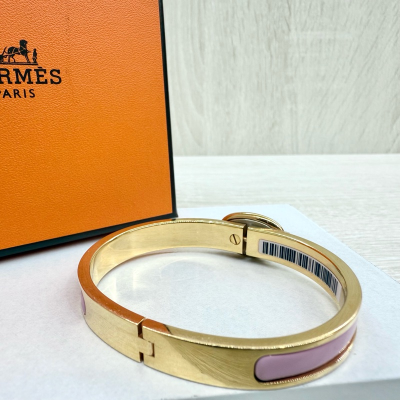 HERMES手環粉拚玫瑰金豬鼻手環/PM-12