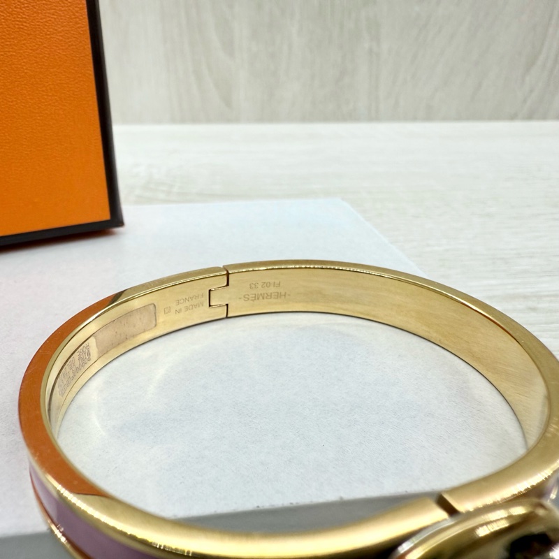 HERMES手環粉拚玫瑰金豬鼻手環/PM-13