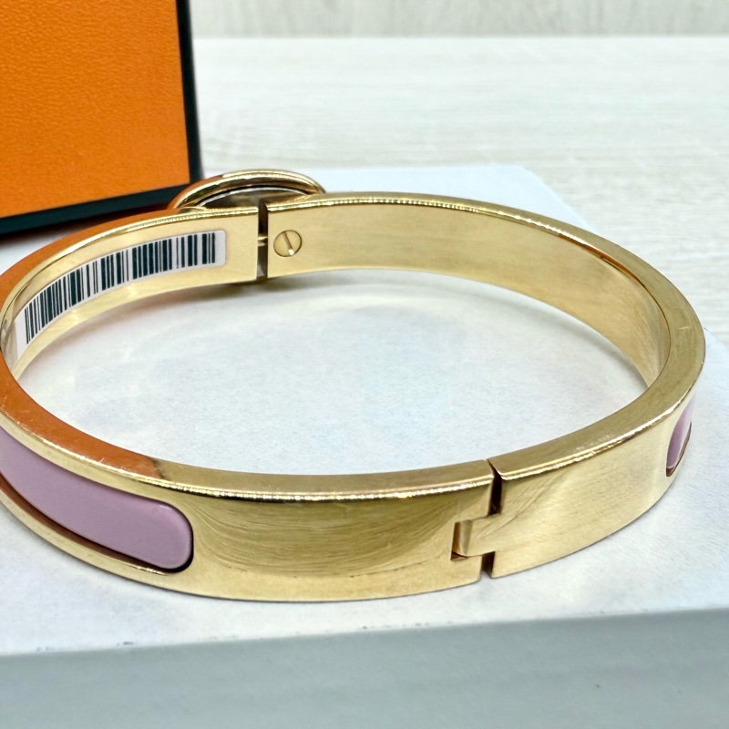 HERMES手環粉拚玫瑰金豬鼻手環/PM-15