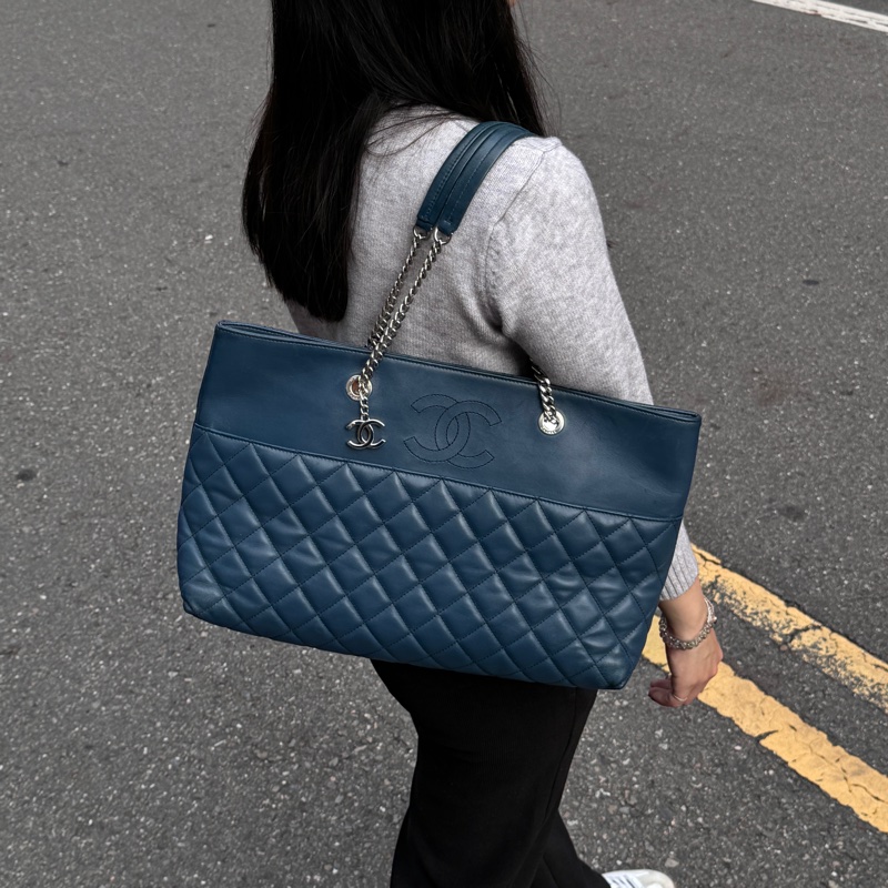 【超級新🎁】 Chanel 香奈兒 羊皮托特包 專櫃26.3萬!-22