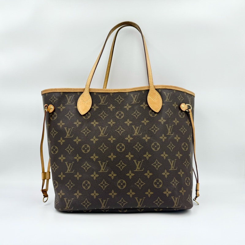 LV原花拼牡丹紅色內裡NEVERFULL MM /M41178-1