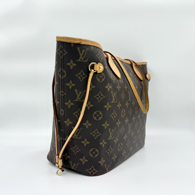 LV原花拼牡丹紅色內裡NEVERFULL MM /M41178-3