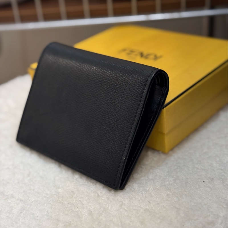 Fendi 黑金短夾-3