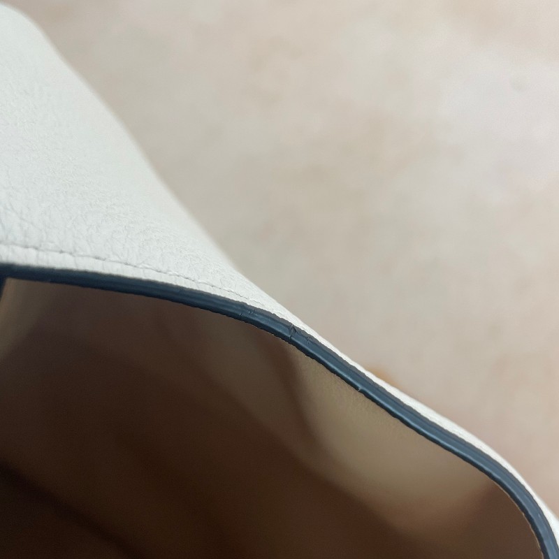 Delvaux 焦糖色拼白色托特包 肩背包-18