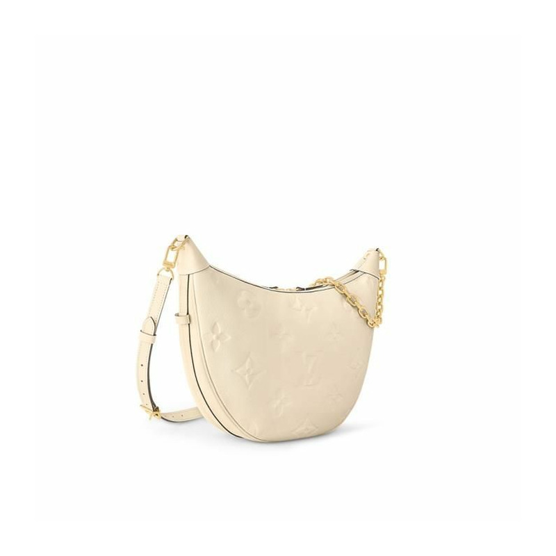 LOUIS VUITTON 女士單肩包 Loop Hobo 米白色 M46739-10