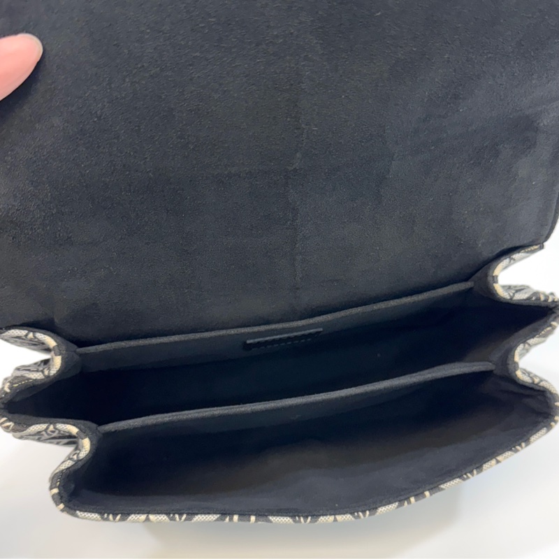 🧳路易威登郵差包LV黑色緹花布Since1854郵差包 M57272-9