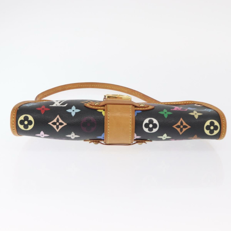 【日本直送】路易威登 Monogram Multicolor Shirley 單肩包 黑色 M40050 正品 157881-4