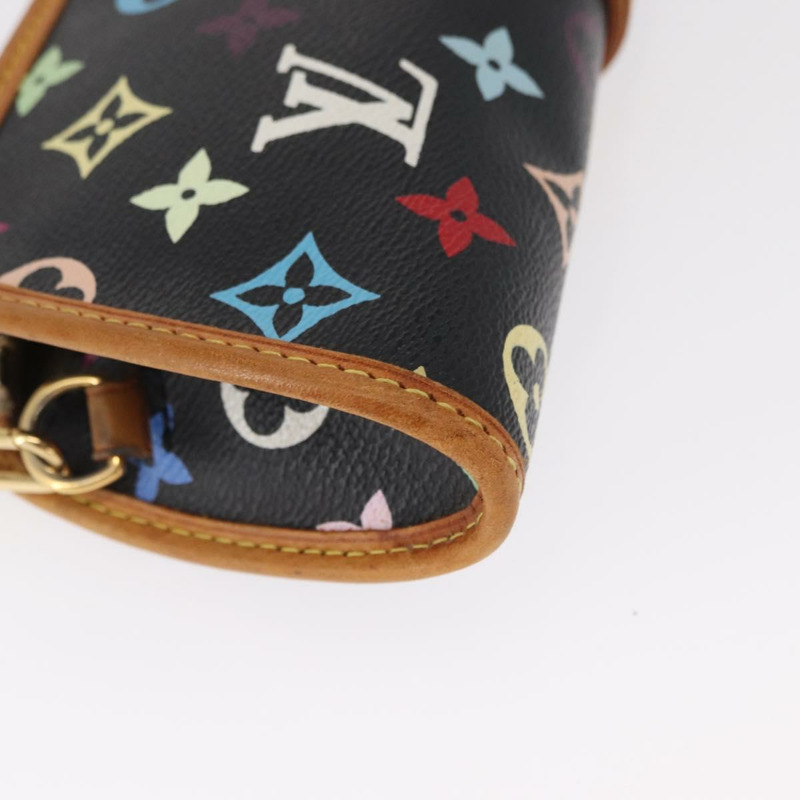 【日本直送】路易威登 Monogram Multicolor Shirley 單肩包 黑色 M40050 正品 157881-8