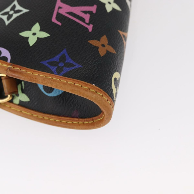 【日本直送】路易威登 Monogram Multicolor Shirley 單肩包 黑色 M40050 正品 157881-14