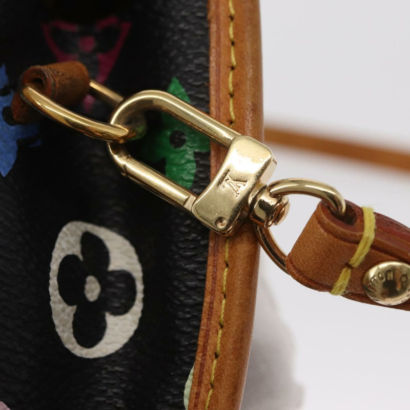 【日本直送】路易威登 Monogram Multicolor Shirley 單肩包 黑色 M40050 正品 157881-16