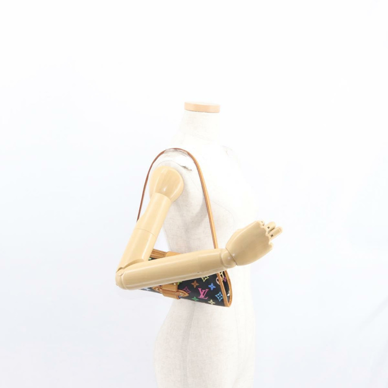 【日本直送】路易威登 Monogram Multicolor Shirley 單肩包 黑色 M40050 正品 157881-21