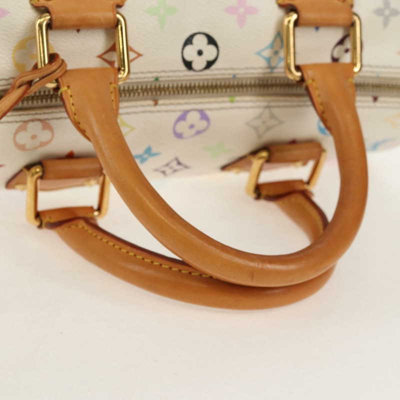 【日本直送】路易威登 Monogram Multicolor Speedy 30 手提包 白色 M92643 正品 ep12471V-6